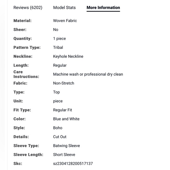 2/$20 Popover top. Batwing sleeves, keyhole neckline - Picture 6 of 10